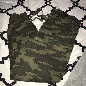 camouflage sweatpants